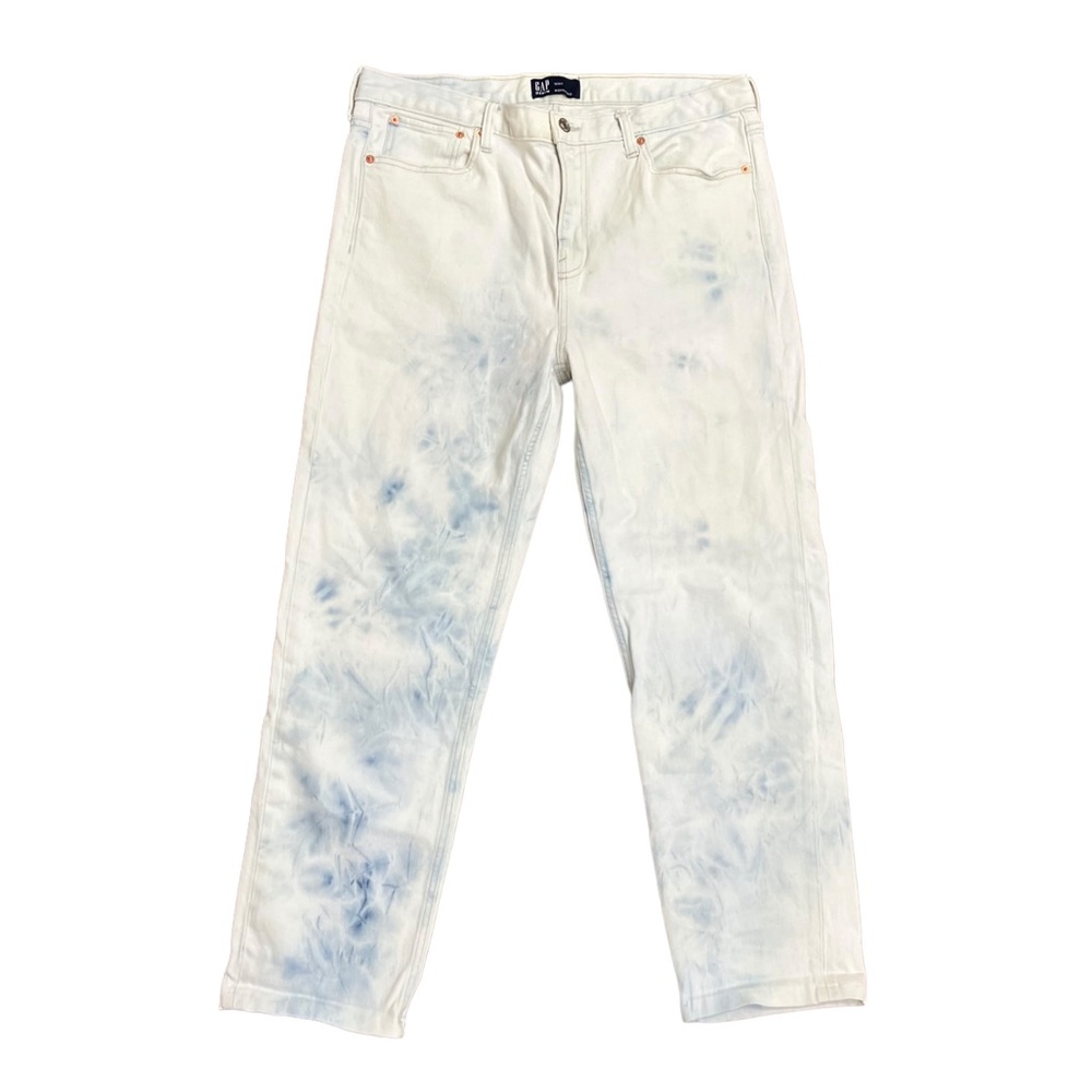 GAP Denim Boyfriend Tie Dye Indigo Jeans Women’s 12/31T Tall